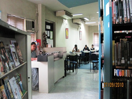 REFERENCE LIBRARY - A rich, air conditioned Reference Library and Reading Room are available to the students on the third floor of the Polytechnic. 